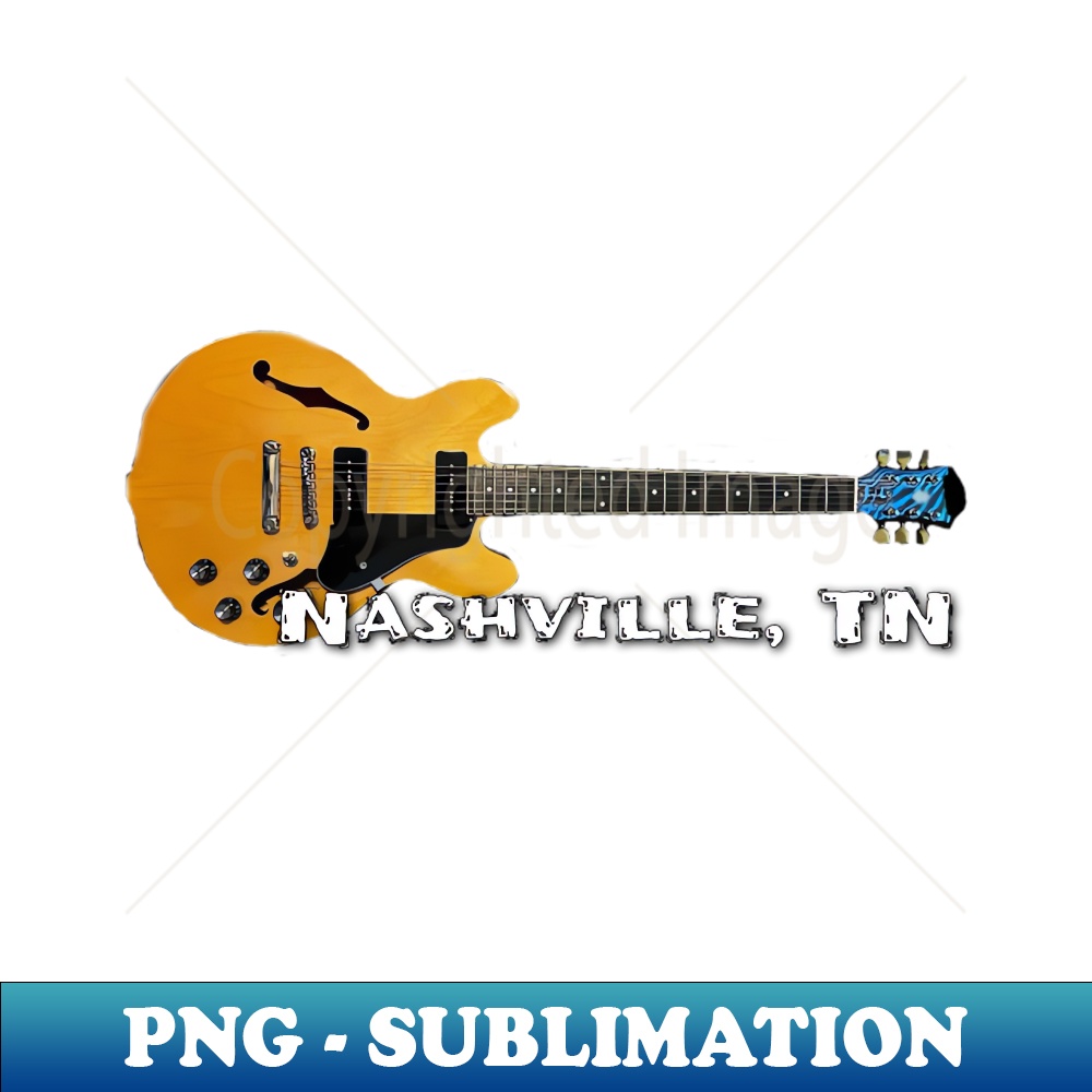 Nashville Country Music Guitar Svg For Cricut Sublimation Fi