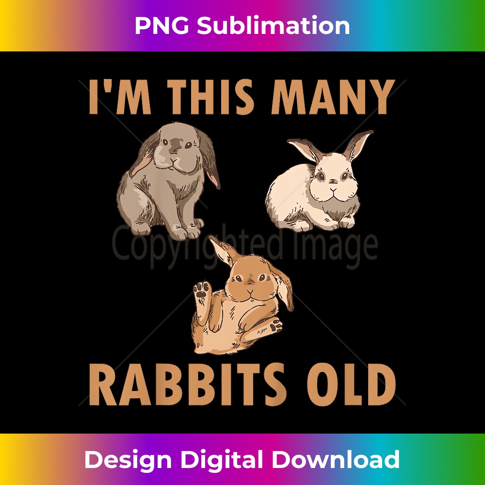Kids 3 Year Old Bunny Rabbits Old 3rd Birthd - Crafted Subli | Inspire ...