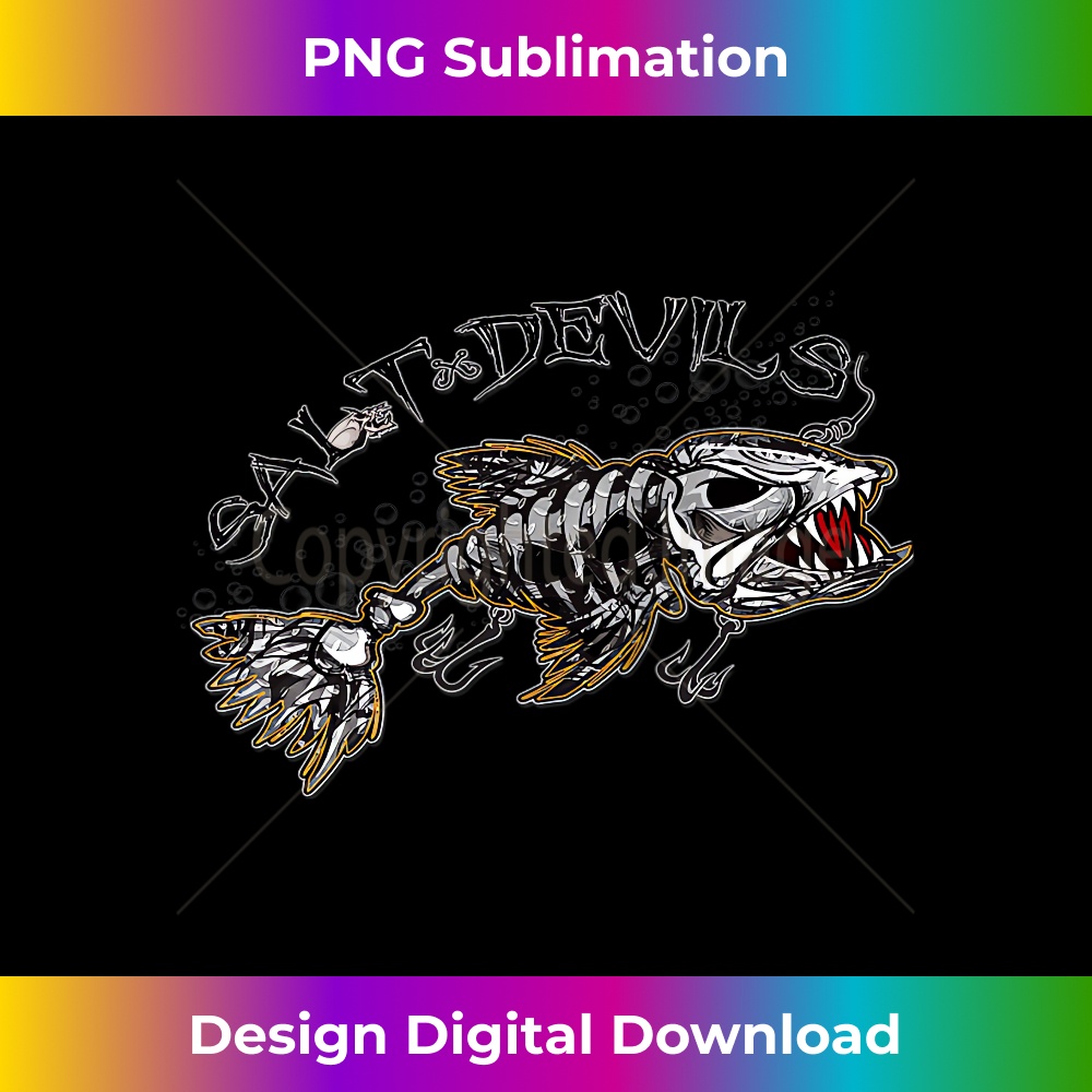 Skull Fish Lure Tank - Artisanal Sublimation PNG File - Enha | Inspire ...