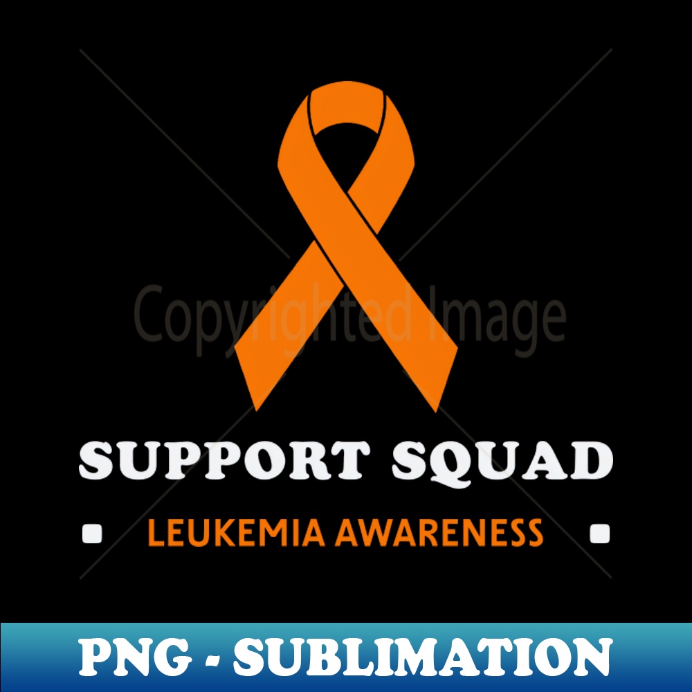 leukemia awareness orange ribbon - Modern Sublimation PNG Fi | Inspire ...