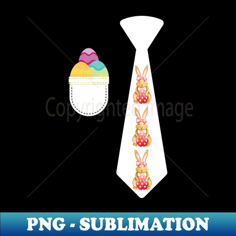 easter bunny tie