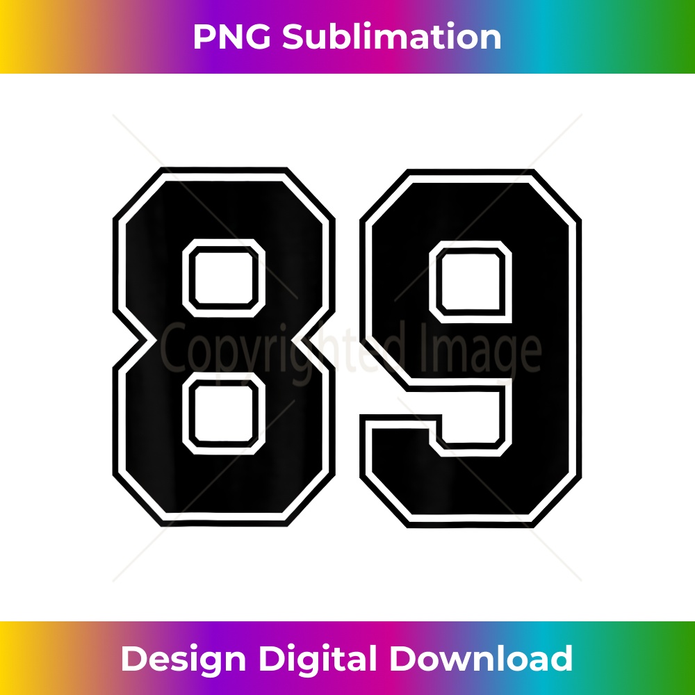 #89 Number 89 Sports. Jersey T-shirt My Favorite Player - Su | Inspire ...