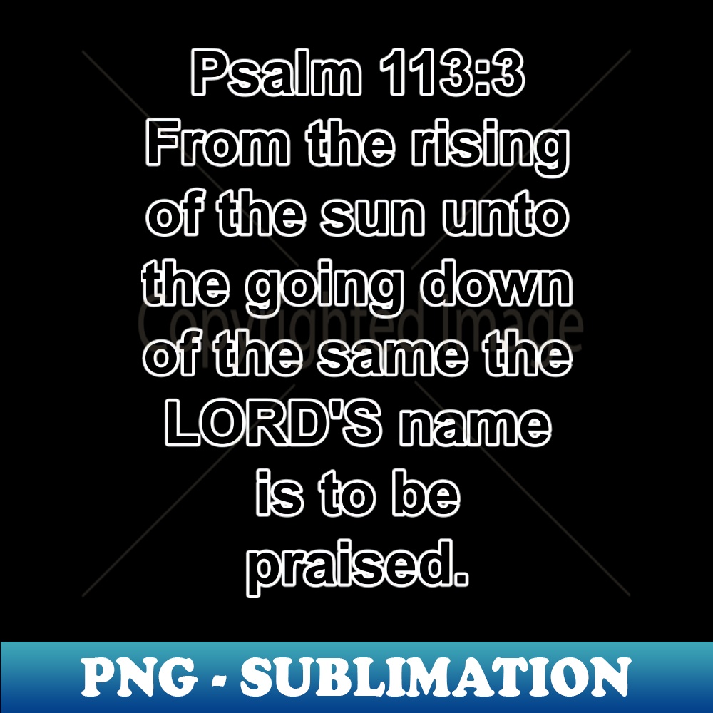 Psalm 1133 King James Version KJV Bible Verse Typography - | Inspire Uplift