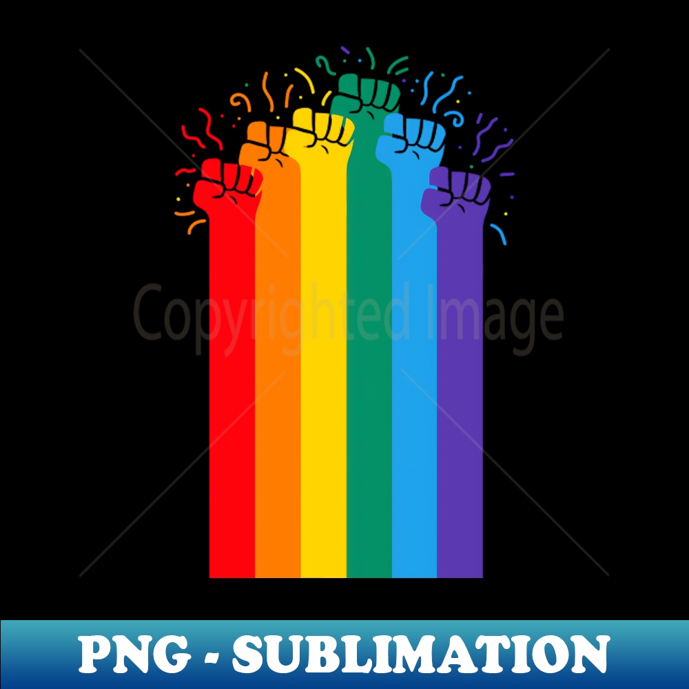 Rise Up for Pride LGBTQ - High-Resolution PNG Sublimation Fi | Inspire ...