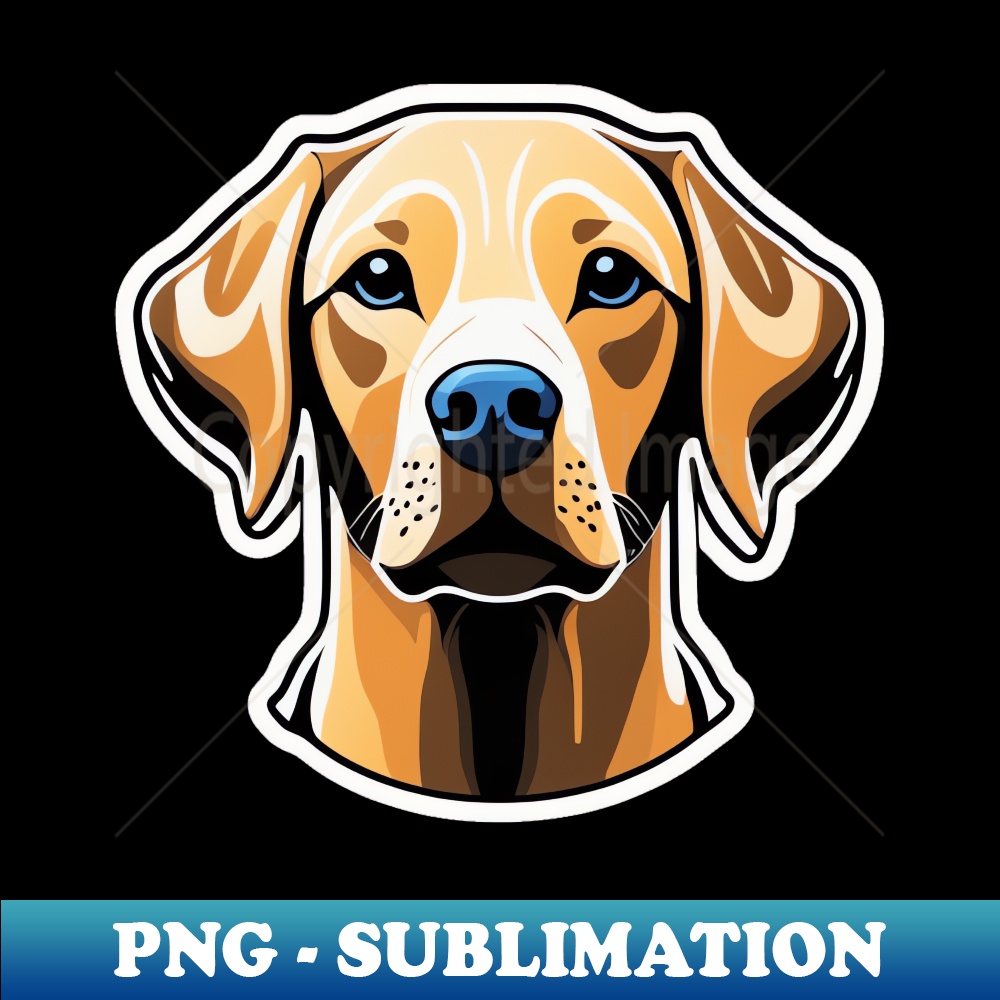 Labrador Retriever Cutout - Instant PNG Sublimation Download | Inspire ...
