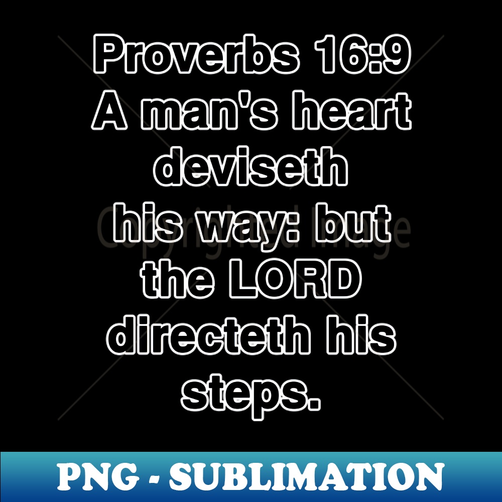 Proverbs 169 King James Version KJV Bible Verse Typography | Inspire Uplift