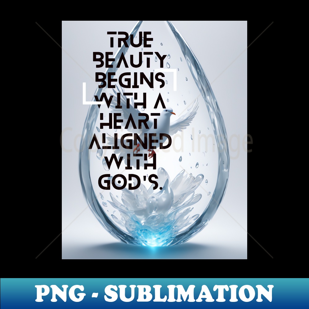 True beauty begins with a heart align with Gods - Instant PN | Inspire ...