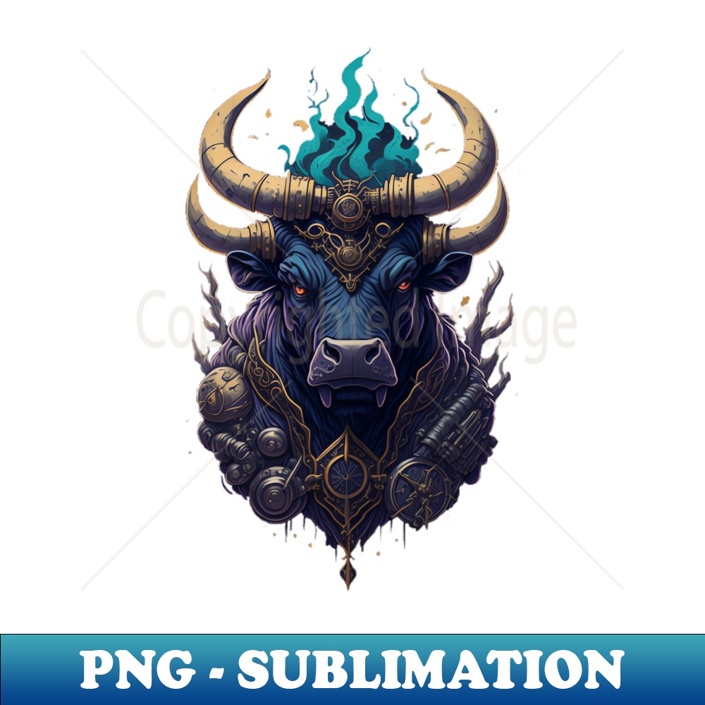 Blue Ox God - Premium PNG Sublimation File - Defying the Nor | Inspire ...