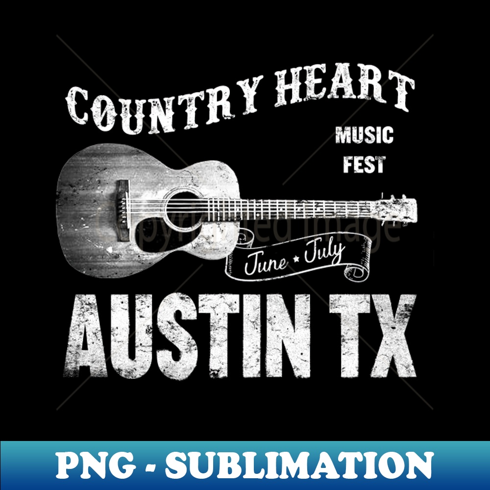 Country Heart Music Fest - High-Resolution PNG Sublimation F | Inspire ...