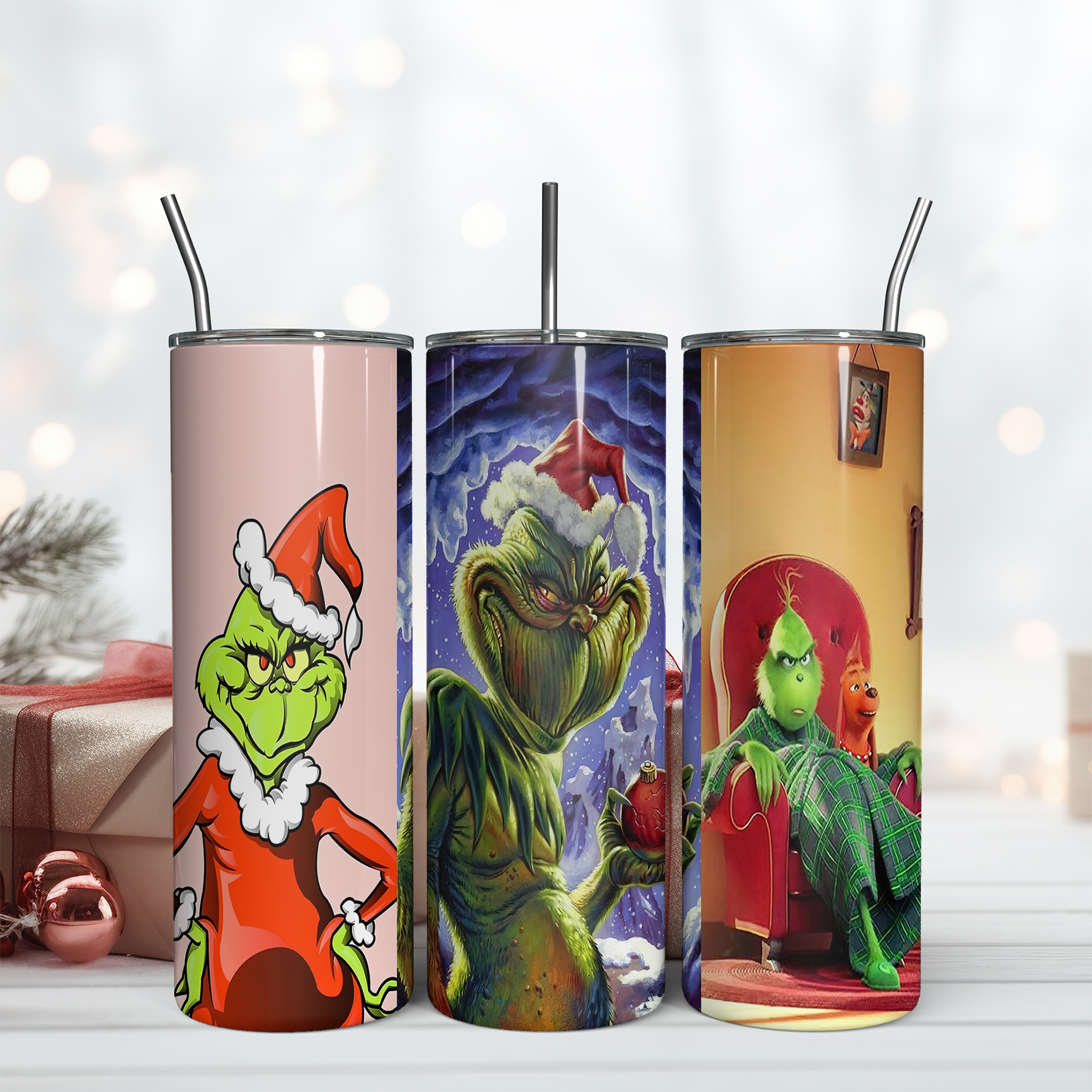 Grinch Tumblers