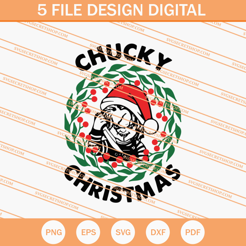 Chucky Christmas SVG, Christmas SVG, Chucky SVG, Horror SVG - Inspire