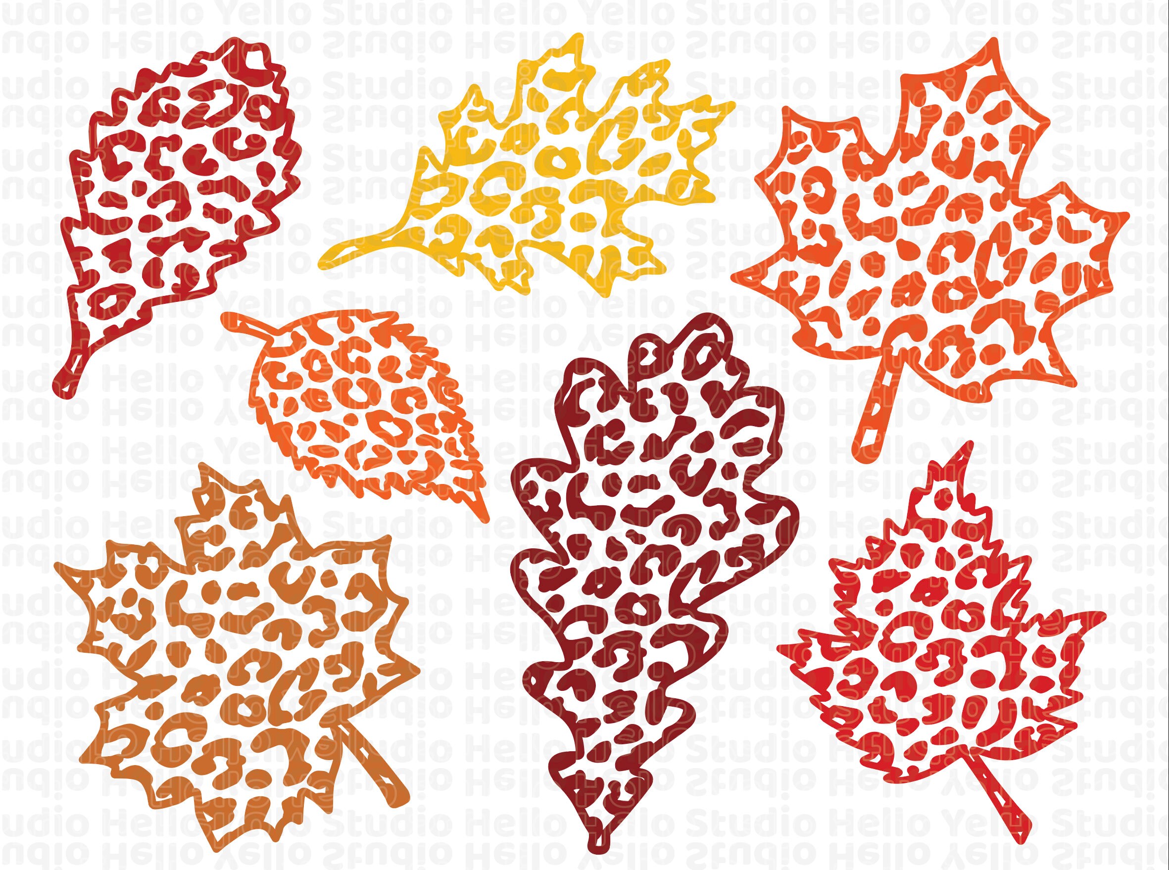 Fall Leaves Svg, Fall svg, Fall leaf svg bundle, Fall png - Inspire Uplift