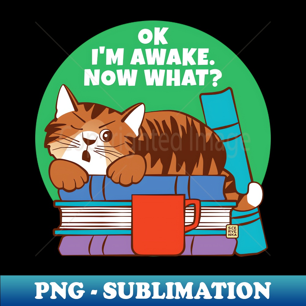 Im Awake Now What Grouchy Sleeping Cat - Special Edition Sub | Inspire ...