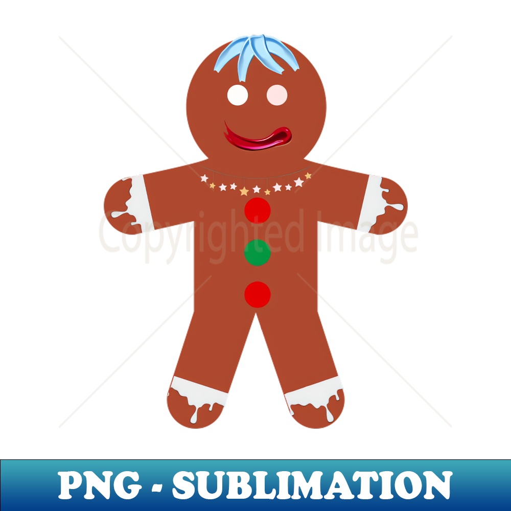 Gingerbread man - PNG Transparent Sublimation Design - Trans - Inspire ...