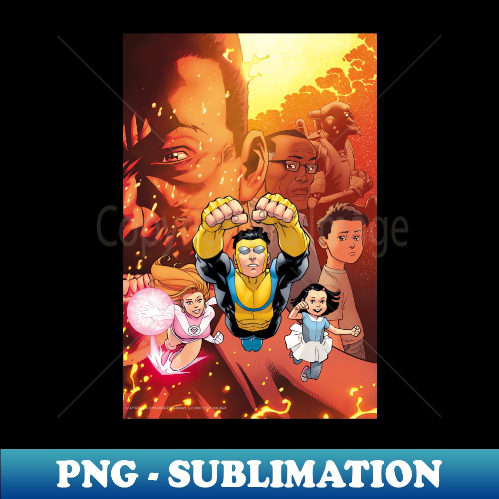 invincible poster - Professional Sublimation Digital Downloa - Inspire ...
