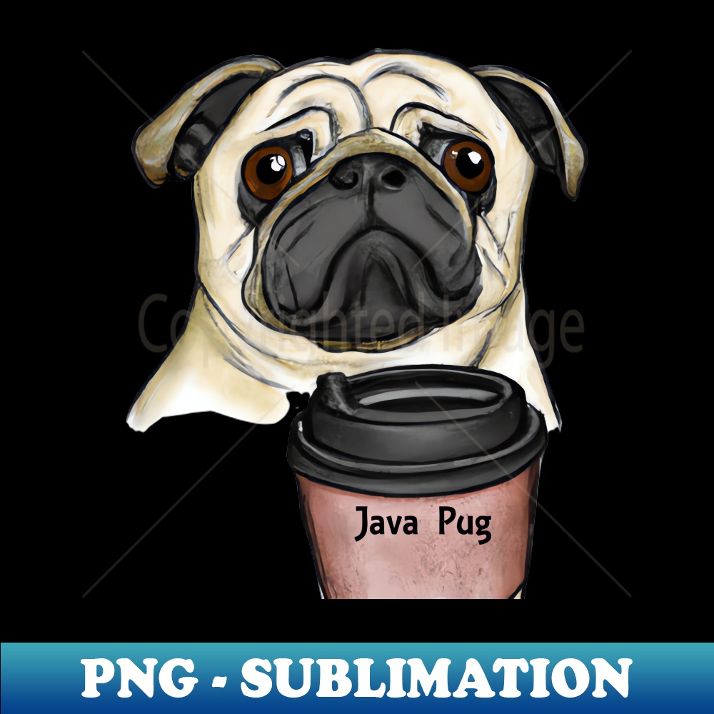 Java Pug - High-Resolution PNG Sublimation File - Stunning S | Inspire ...