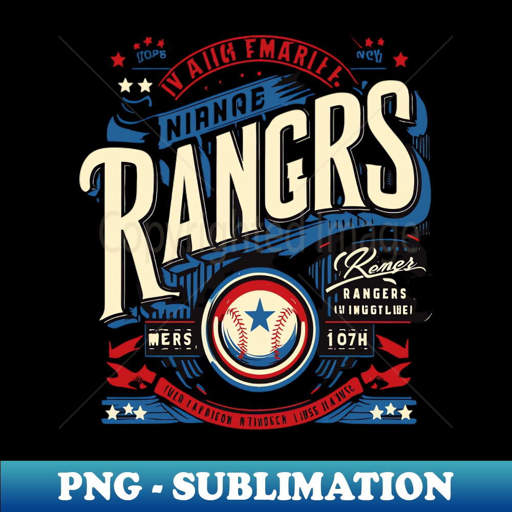 Texas Rangers - Aesthetic Sublimation Digital File - Revolut | Inspire ...