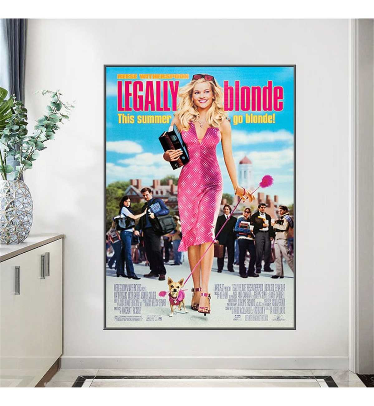 Legally Blonde Reese Witherspoon 2001 Movie Poster Art Inspire Uplift