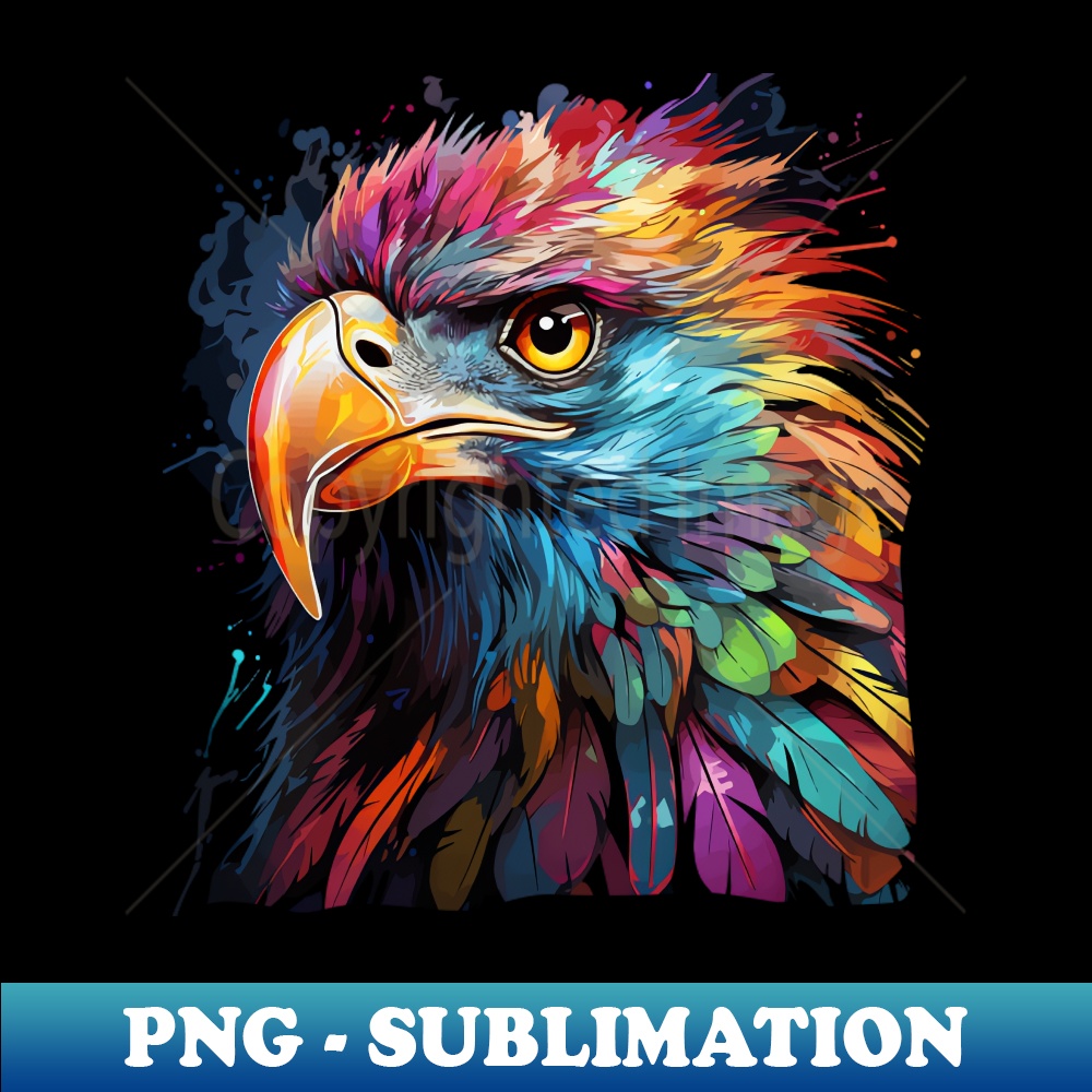 Vulture Rainbow - Unique Sublimation PNG Download - Enhance | Inspire ...