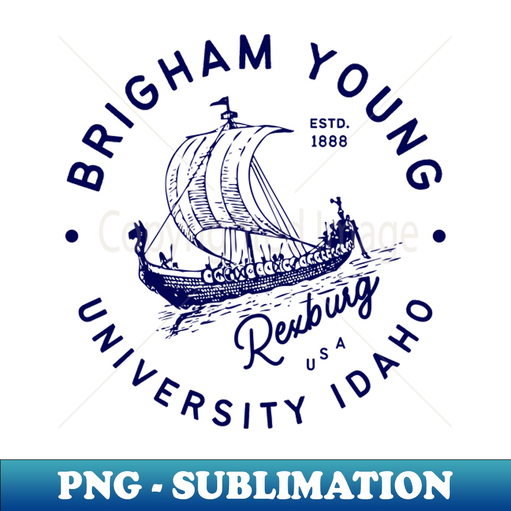 BYUI VIKING SHIP - Modern Sublimation PNG File - Add a Festi | Inspire ...