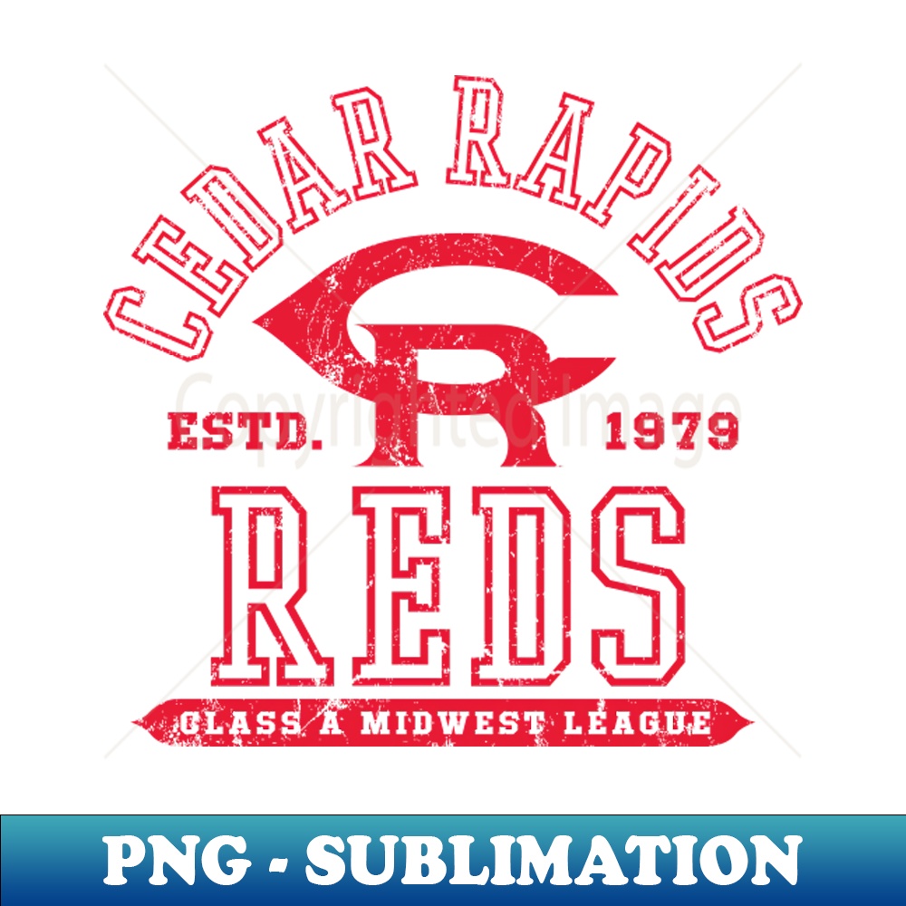 Cedar Rapids Reds - PNG Transparent Sublimation Design - Cre | Inspire ...