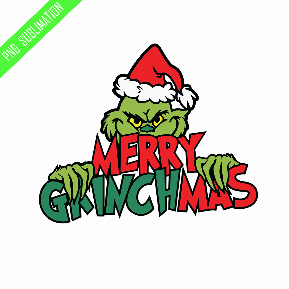 T-Shirt Donna Grinch 'Merry Grinchmas' Scollo A V - Ispirata A Horror Christmas Coffee