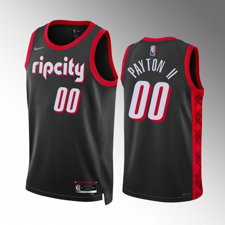 Portland Trail Blazers Gary Payton II City Black Jersey Inspire