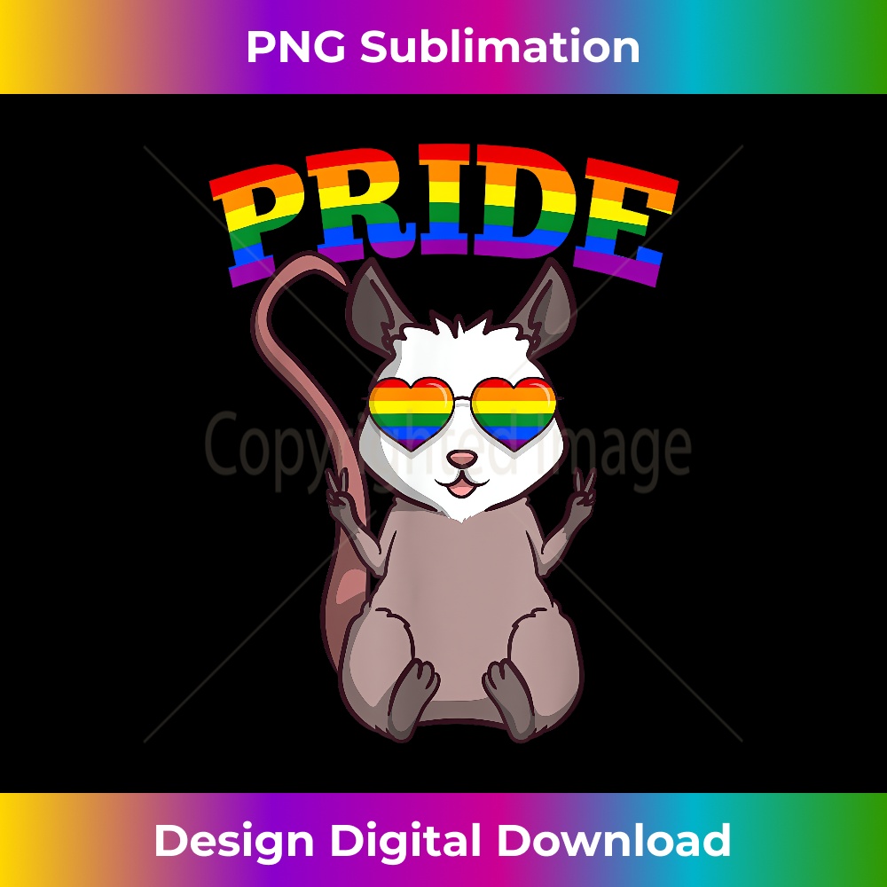 LGBT Possum Gay Pride Rainbow LGBTQ Cute Opossum - Innovativ - Inspire ...