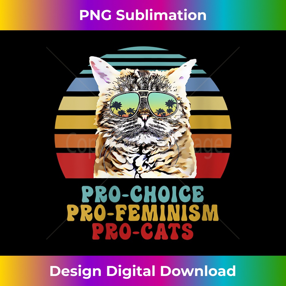 Womens Pro Choice Pro Feminism Pro Cats Rights Feminist V-Ne | Inspire ...