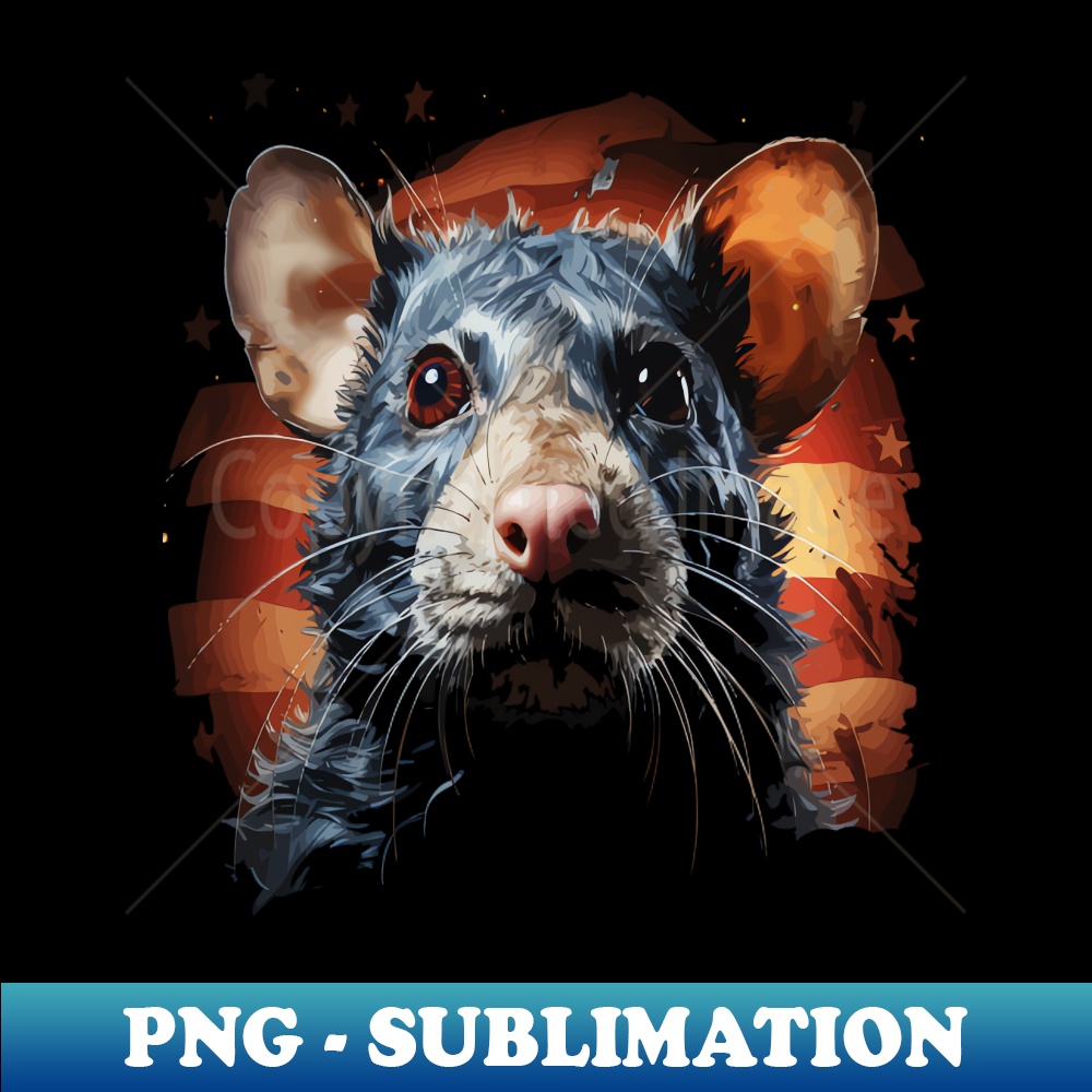 Patriotic Rat - PNG Transparent Sublimation Design - Unleash | Inspire ...
