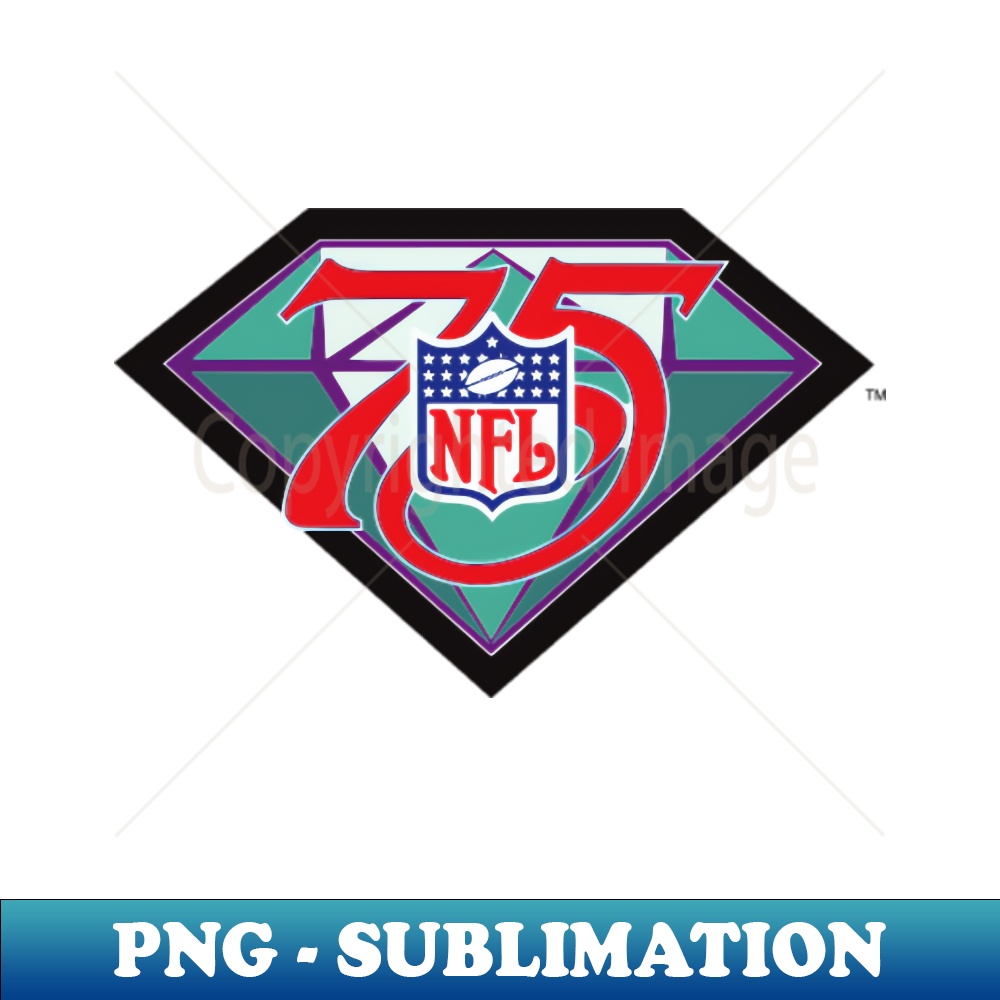 NFL 75周年記念 パッチ 75th Anniversary 2 pieces NFL 75th Anniversary Football Embroidered Iron On