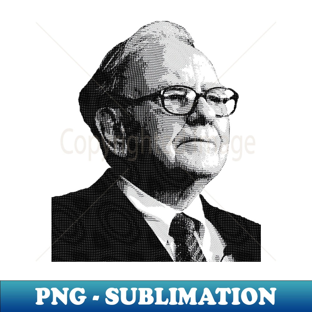 Warren Buffett Pattern Warren Buffett Vintage Etching - Vintage Sublimation PNG Dow | Inspire ...