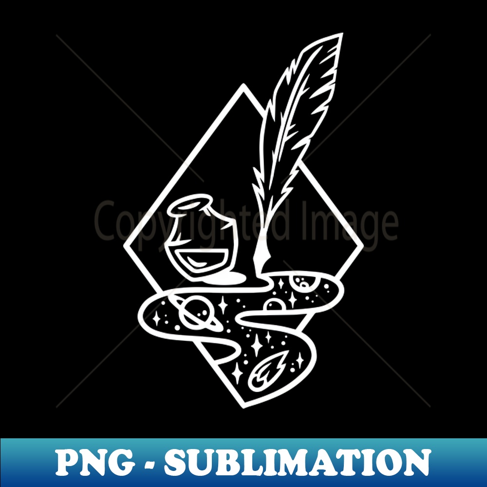 Writers Quill - Exclusive Sublimation Digital File - Stunnin | Inspire ...
