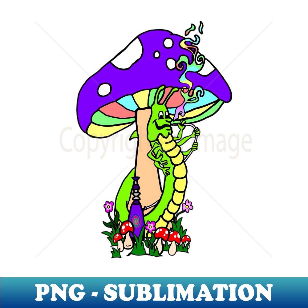 Hookah smoking caterpillar SublimationReady PNG File Ca Inspire