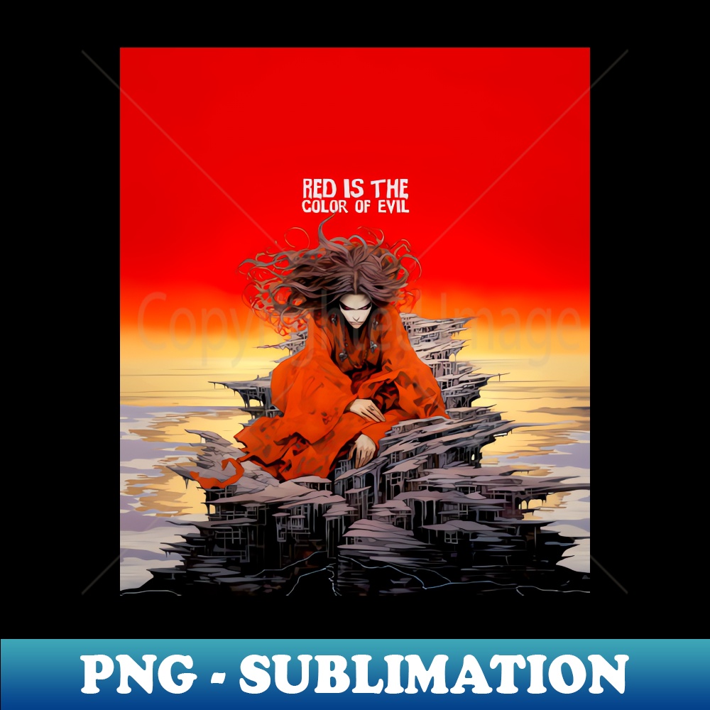 Halloween Red Red is the Color of Evil - Premium PNG Sublima | Inspire ...