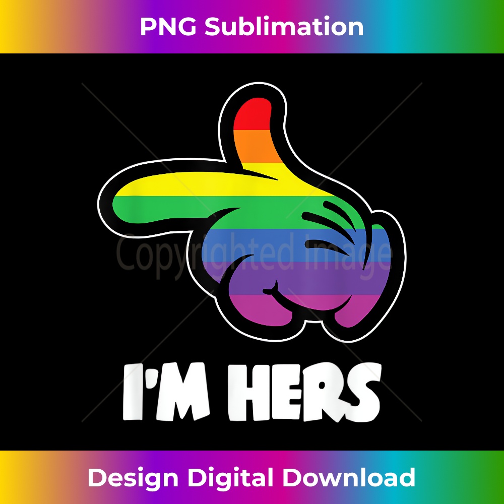 Im Hers Lesbian LGBT Couple Matc - Classic Sublimation PNG F | Inspire ...