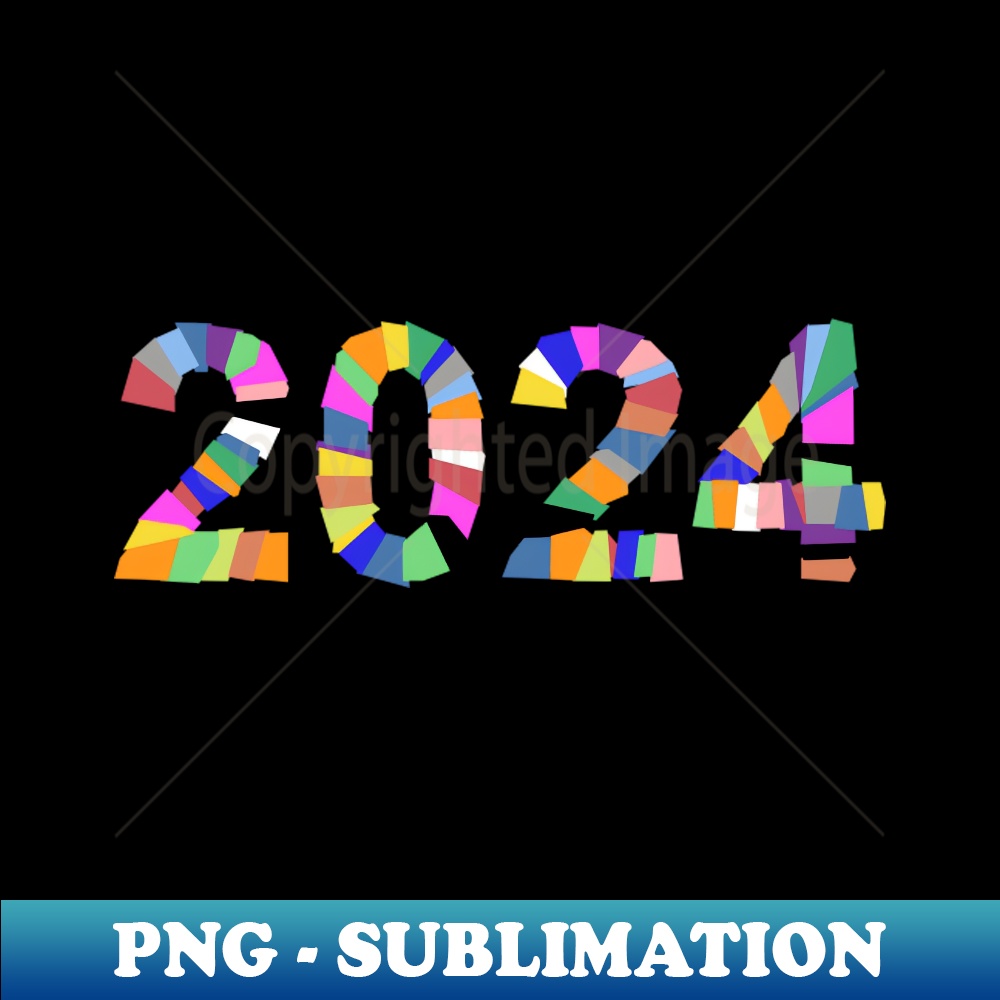 2024 - Decorative Sublimation PNG File - Add a Festive Touch - Inspire ...
