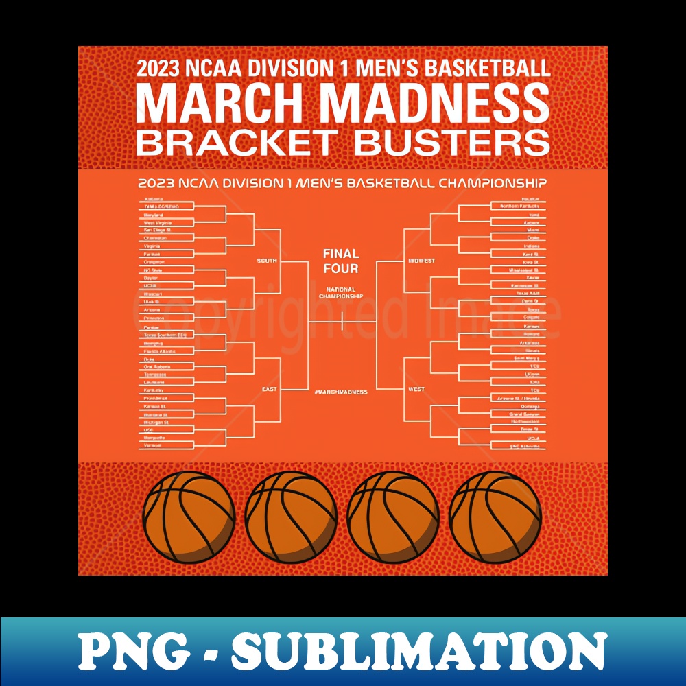 March Madness Bracket Busters PNG Transparent Sublimation Inspire