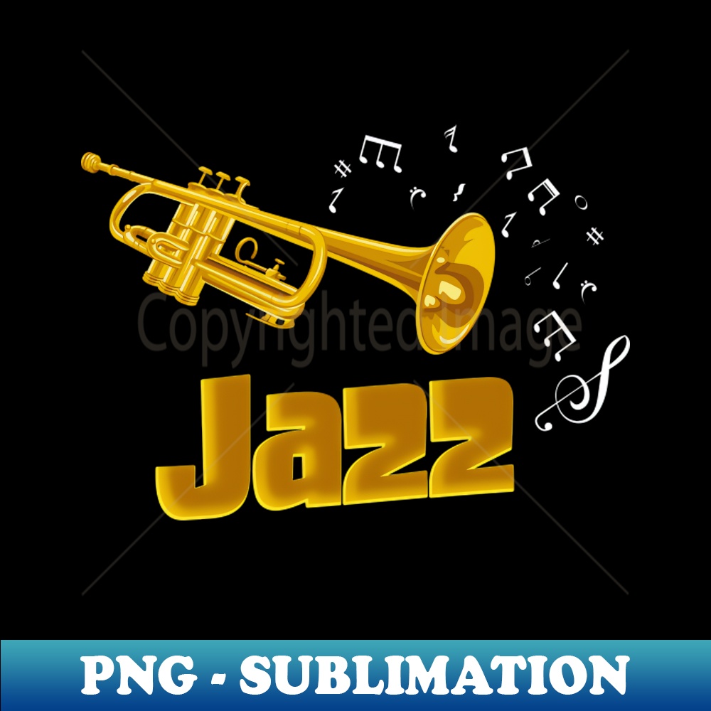 Jazz Trumpet Music Notes Musicians Exclusive Sublimation D Inspire