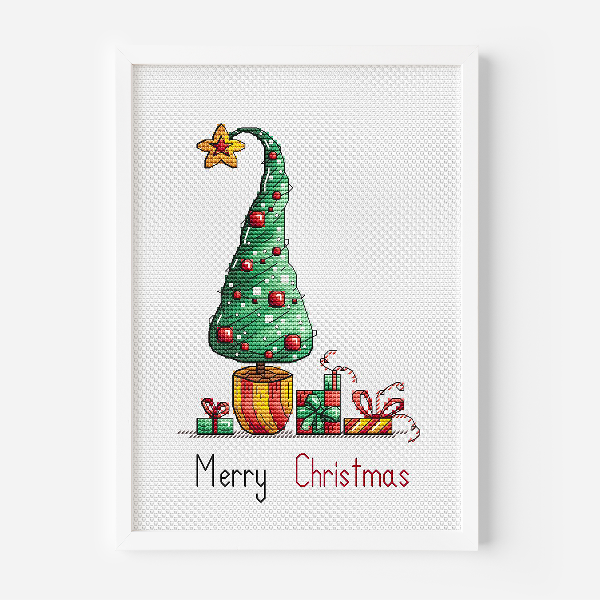 Christmas Tree Cross Stitch Pattern PDF, Christmas Gift Cros | Inspire Uplift for Printable Free Christmas Tree Cross Stitch Patterns