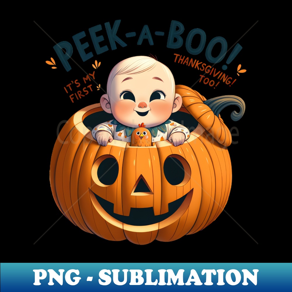 Babys First Thanksgiving Peek-a-Boo - PNG Transparent Digita | Inspire ...