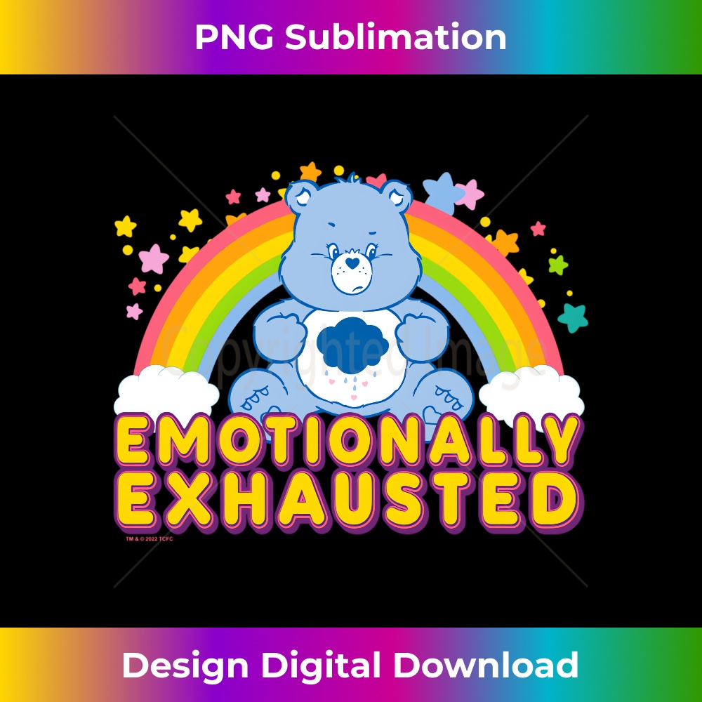 Care Bears Emotionally Exhausted Rainbow Grumpy Bear Icon Lo | Inspire ...