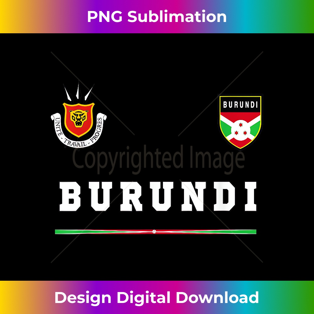 Burundi Turaco Rugby Jersey with National Bird and Flag Pattern TS04