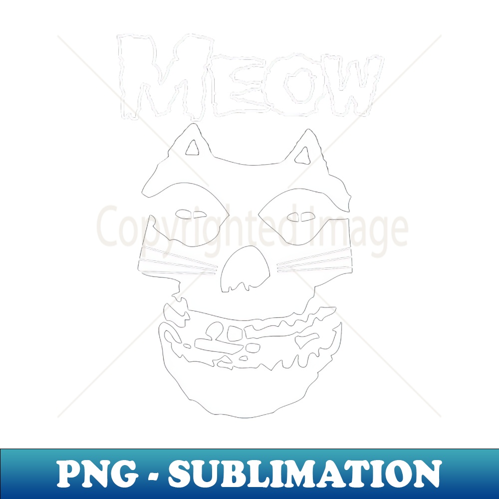 Meow - PNG Transparent Sublimation Design - Stunning Sublima - Inspire ...