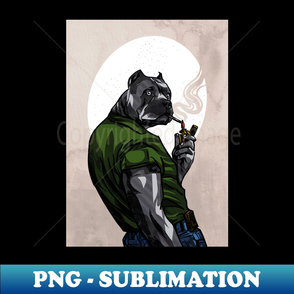 Dog Smoke - Vintage Sublimation PNG Download - Enhance Your | Inspire ...