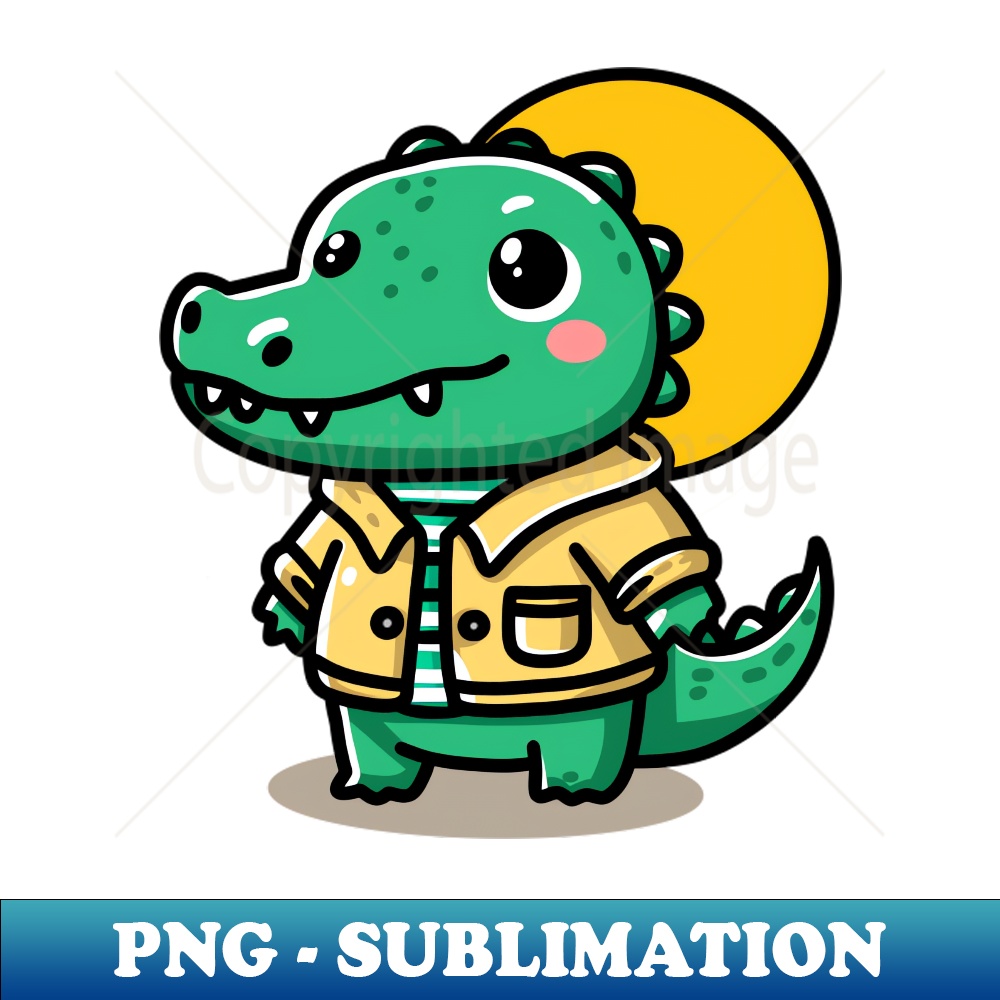 Cute Crocodile Aesthetic Sublimation Digital File Perfec Inspire