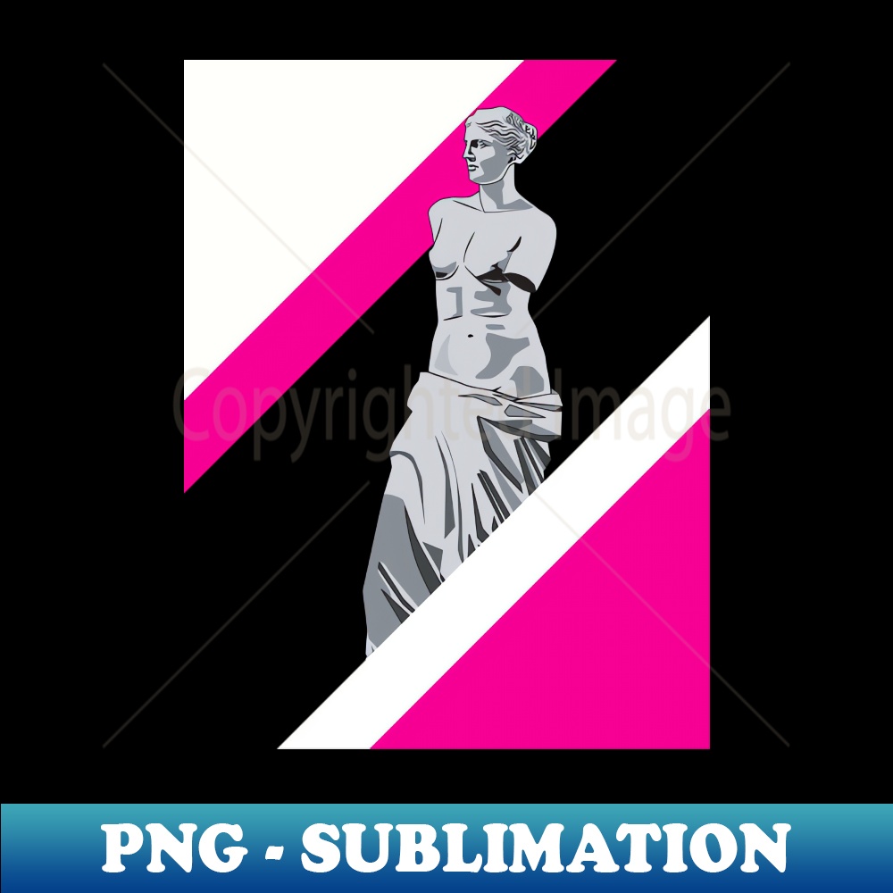 Venus de Milo Illustration - PNG Transparent Digital Downloa - Inspire