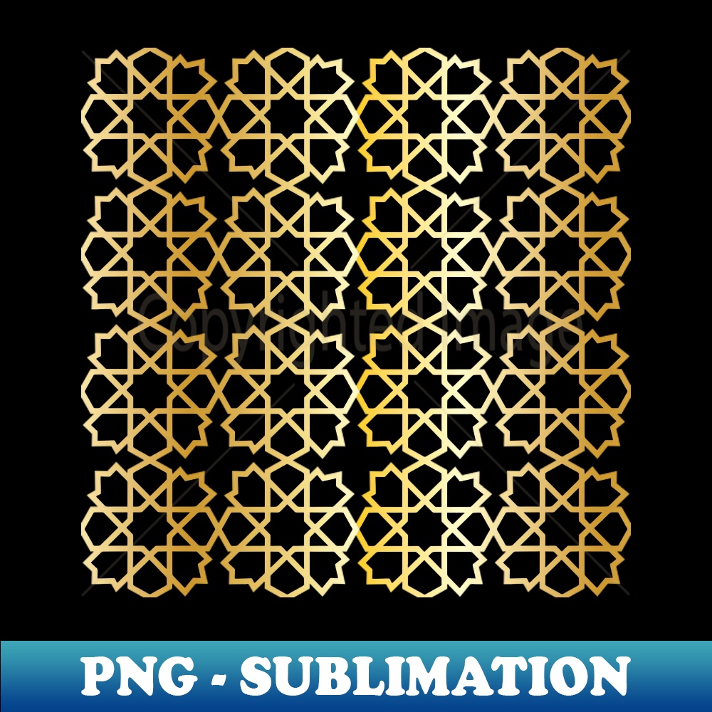 Elegant Black And Gold Moroccan Pattern PNG Transparent Su Inspire