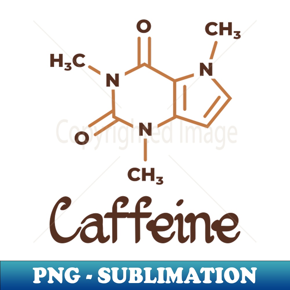 Caffeine Molecule - Instant Sublimation Digital Download - P | Inspire ...