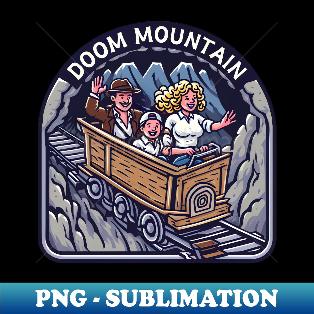 Doom Coaster Doom Mountain Roller Coaster - Funny - PNG Sublimation Digit - Inspire ...